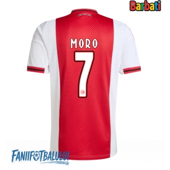 Ajax Raul Moro #7 Tricou Fotbal Replică 2025-26 Barbati Acasa